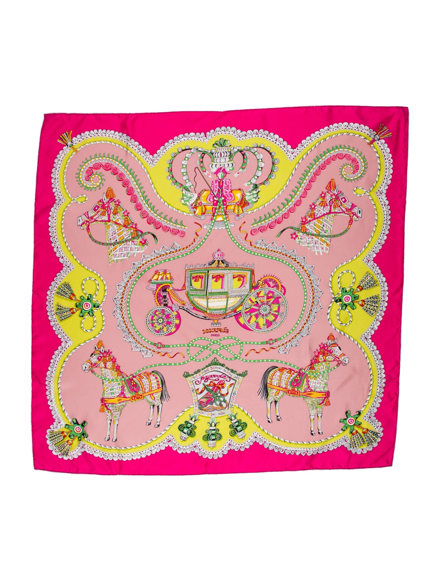 Hermès Paperoles Silk Scarf