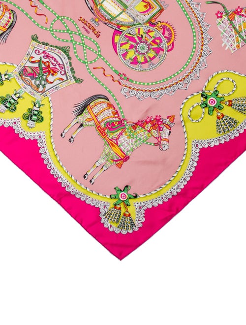 Hermès Paperoles Silk Scarf