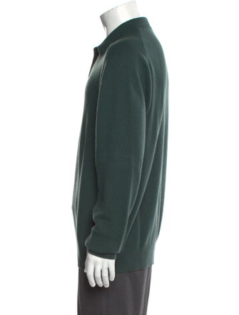 Hermès Cashmere Mock Neck Polo Sweater