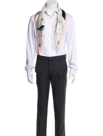 Hermès A Toute Berline ! Losange Silk Scarf