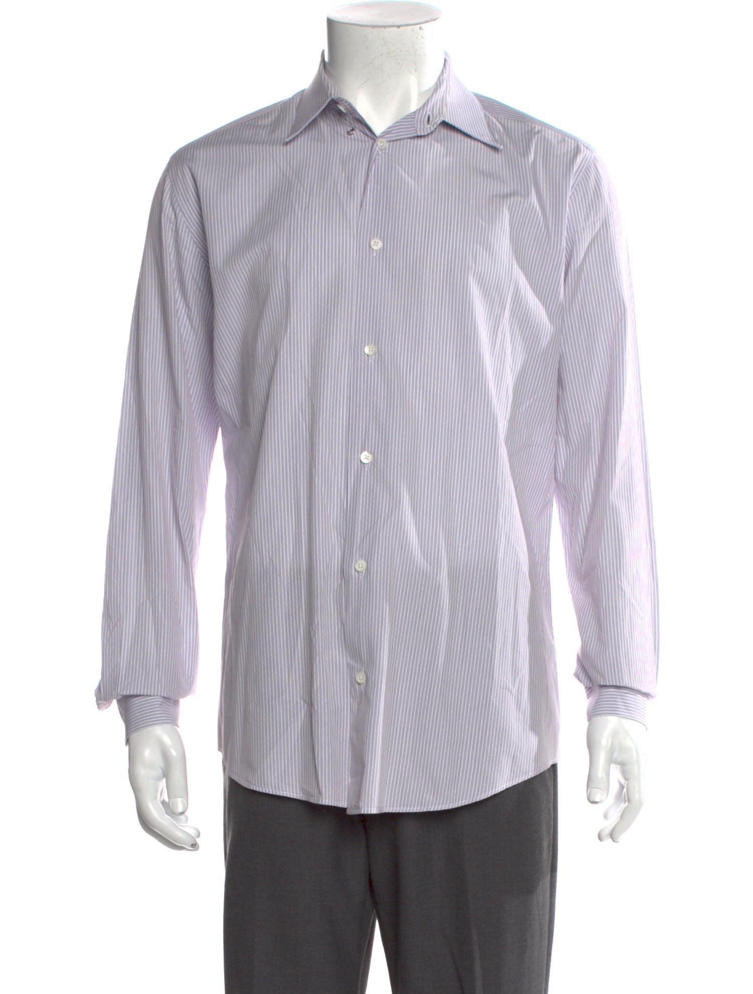 Hermès Striped Long Sleeve Shirt