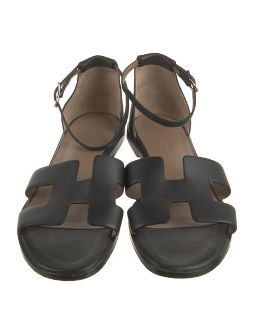 Hermès Santorini H Logo Sandals