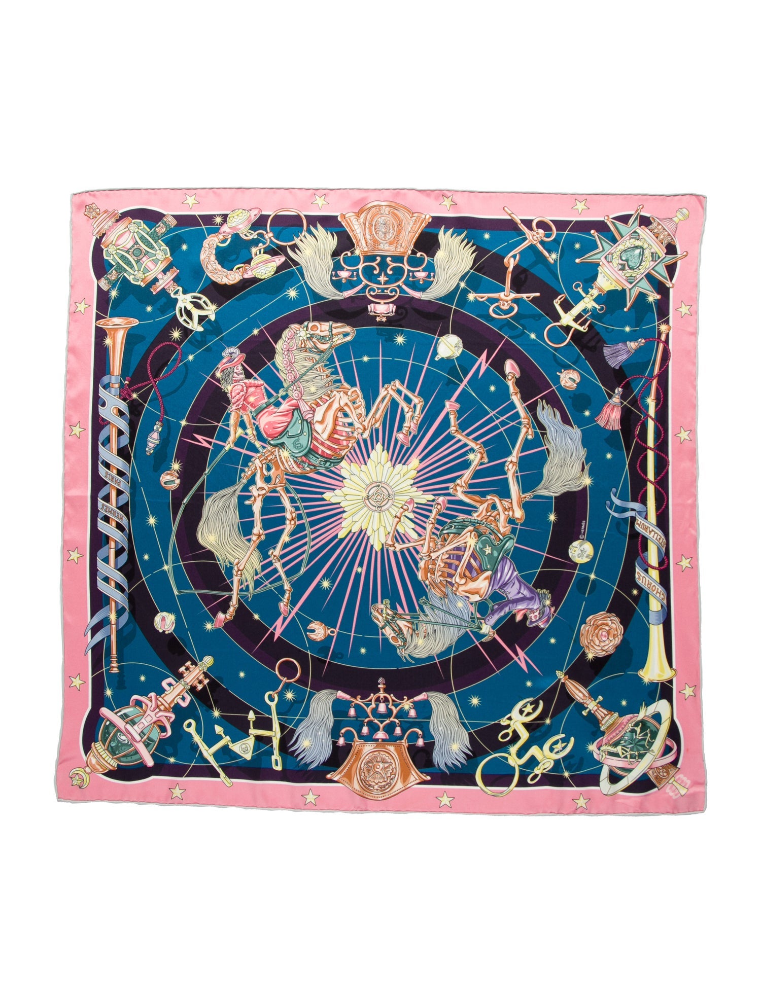 Hermès Chorus Stellarum Silk Scarf