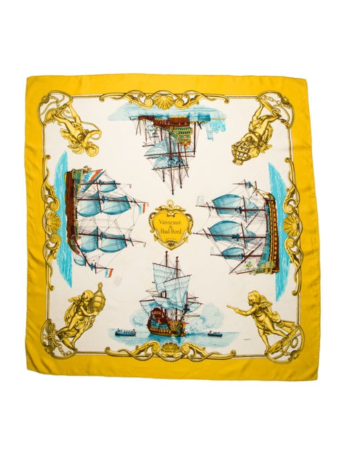 Hermès Vaisseaux de Haut-Bord Silk Scarf