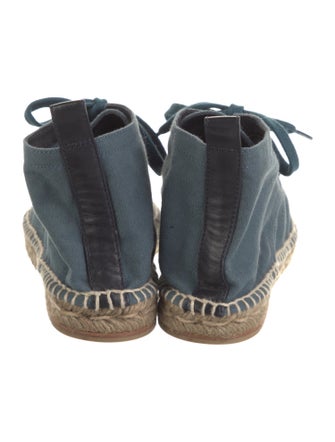 Hermès Canvas Lace-Up Boots