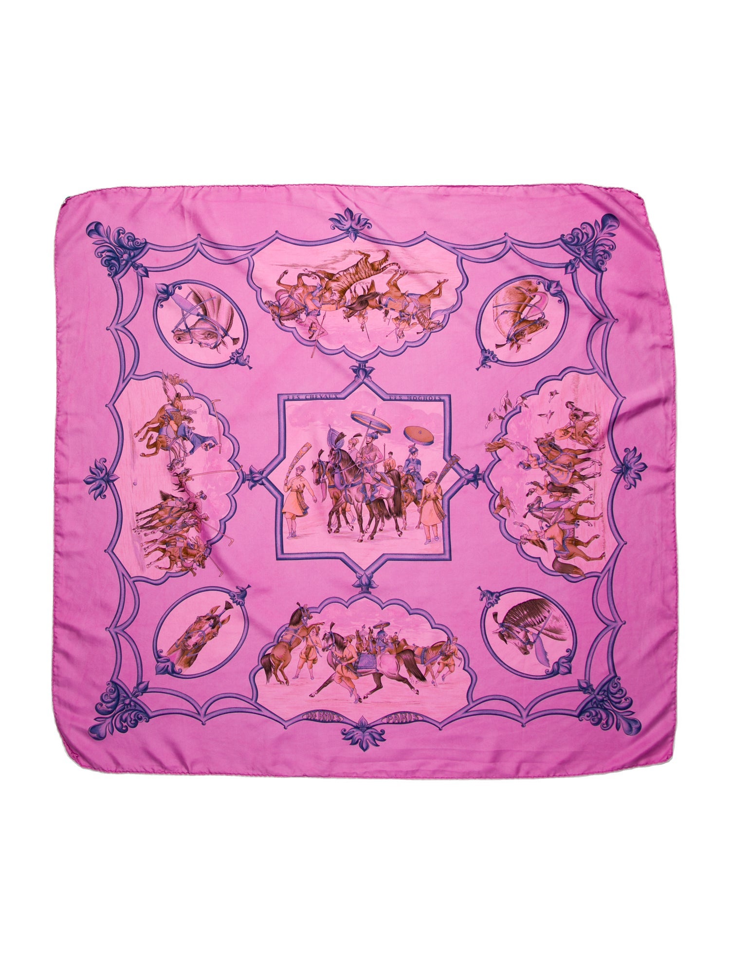Hermès Caparacons de la France et de L’inde Silk Scarf