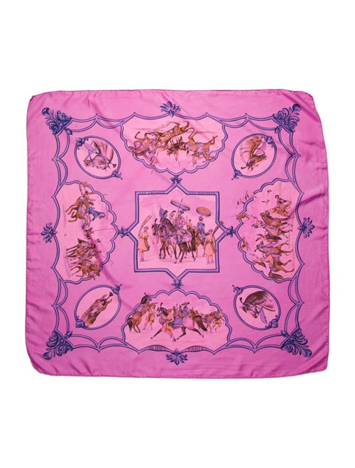 Hermès Caparacons de la France et de L’inde Silk Scarf