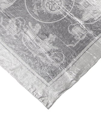 Hermès Ex Libris Glam Silk Scarf