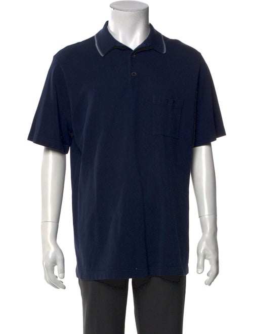 Hermès V-Neck Short Sleeve Polo Shirt