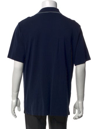 Hermès V-Neck Short Sleeve Polo Shirt