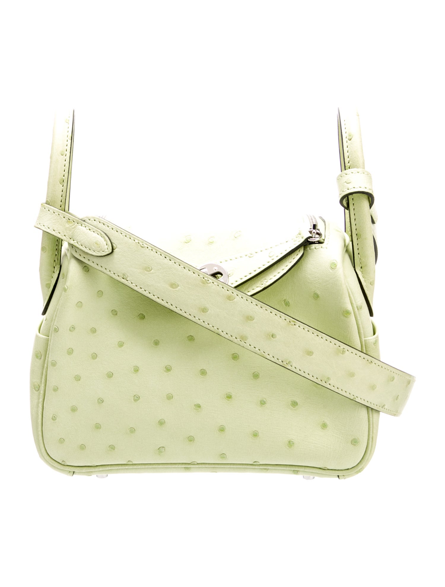 Hermès 2023 Ostrich Mini Lindy