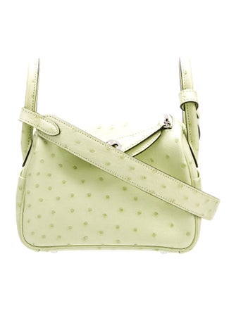 Hermès 2023 Ostrich Mini Lindy