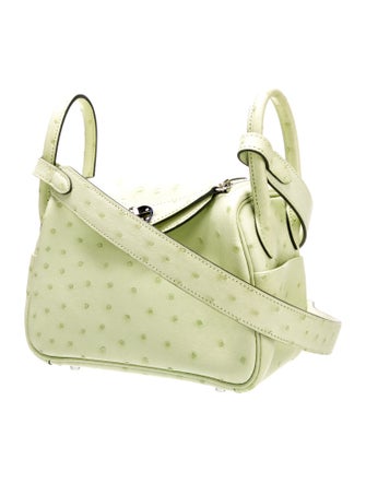 Hermès 2023 Ostrich Mini Lindy