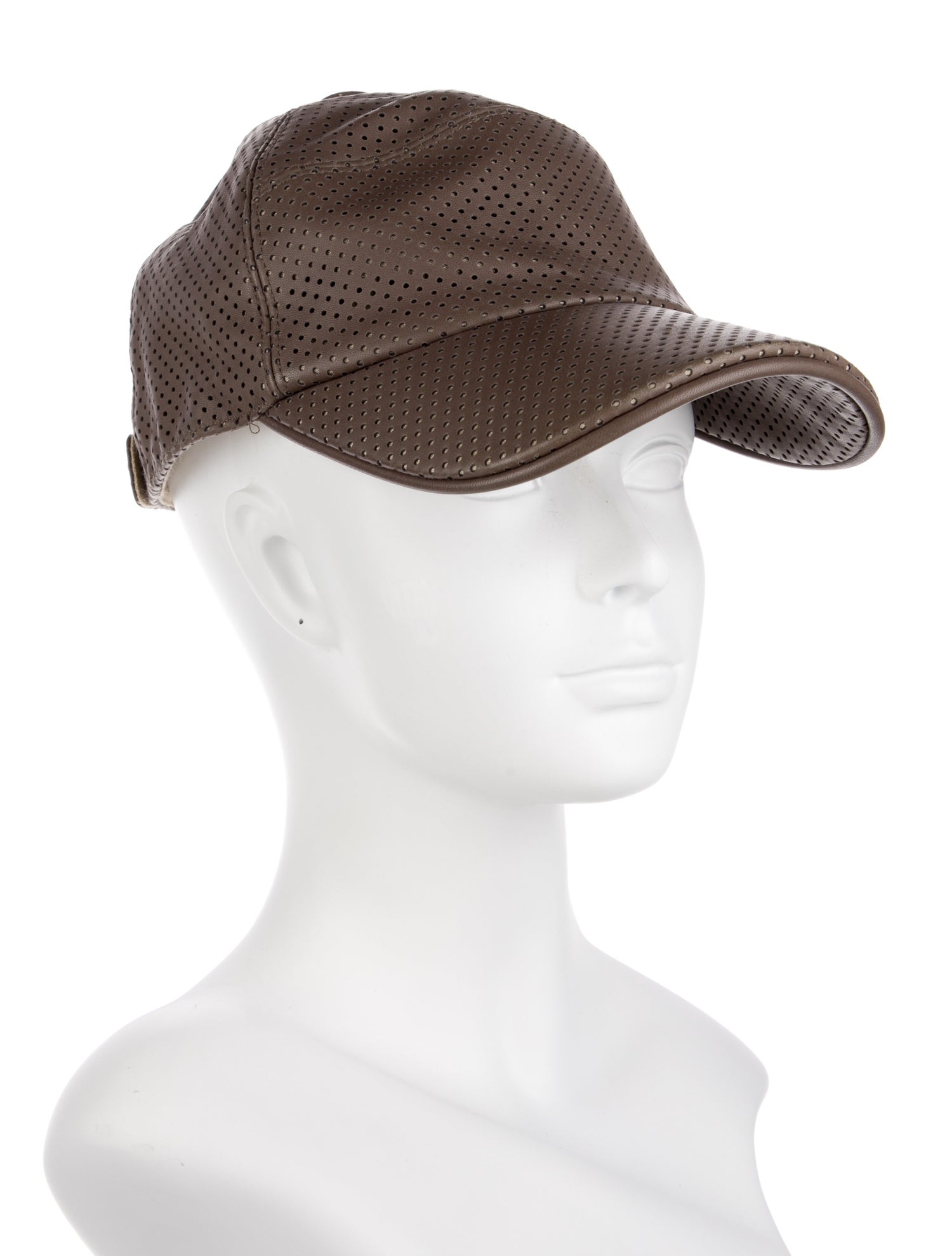 Hermès Perforated Leather Cap