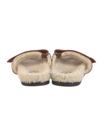 Hermès Chypre Suede Slides