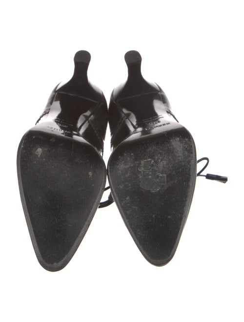 Hermès Patent Leather Lasercut Accents Pumps