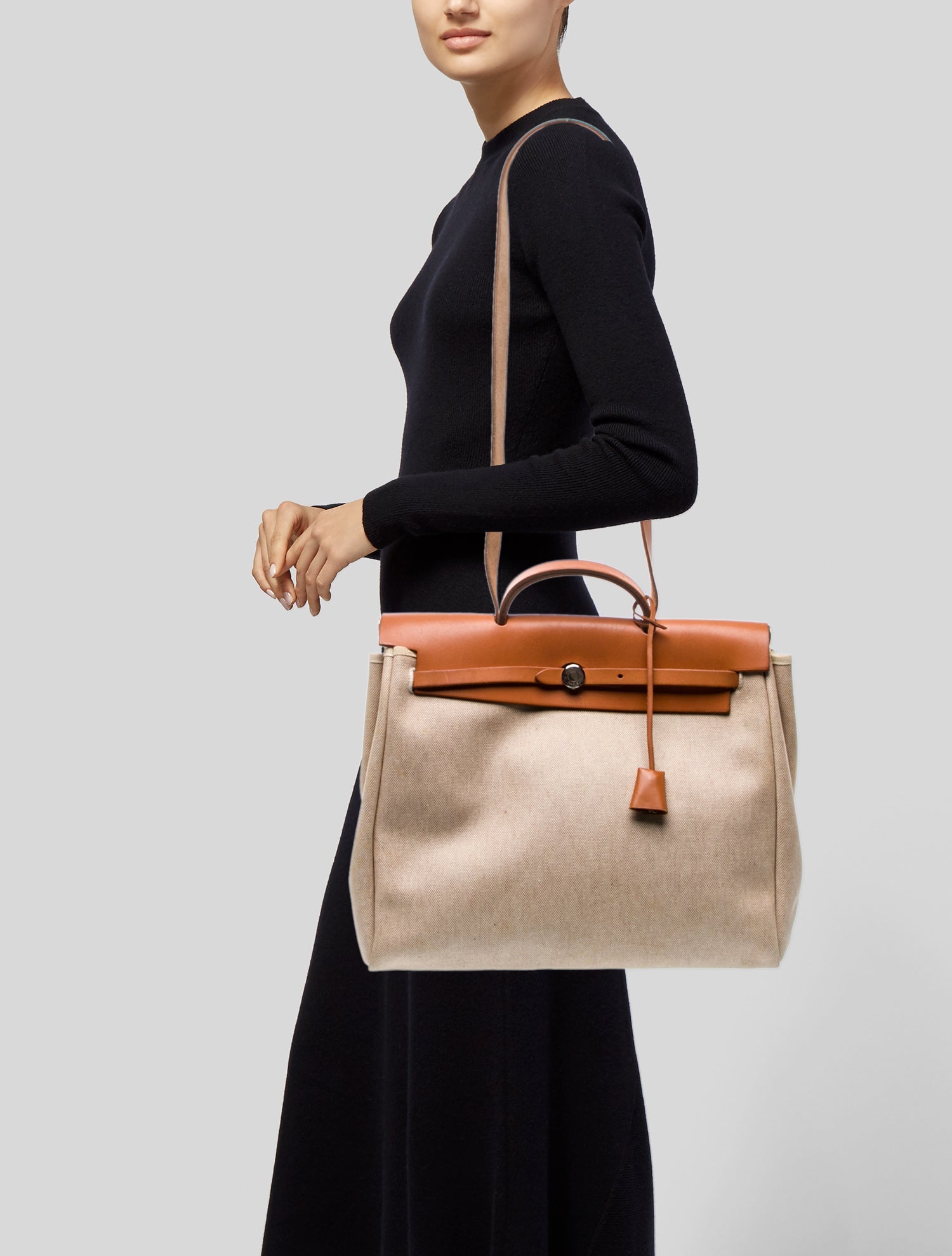 Hermès Toile & Vache Hunter Herbag 39