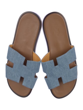 Hermès Izmir Denim Slides