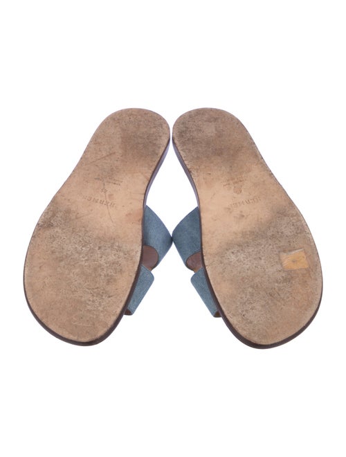 Hermès Izmir Denim Slides