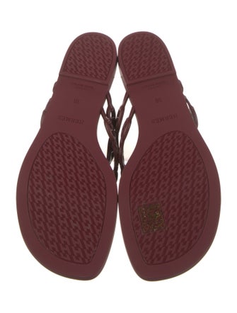 Hermès Island Chaîne d'Ancre Insignia Flip Flops
