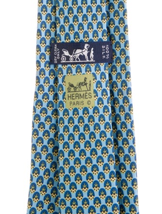 Hermès Pattern Print Tie