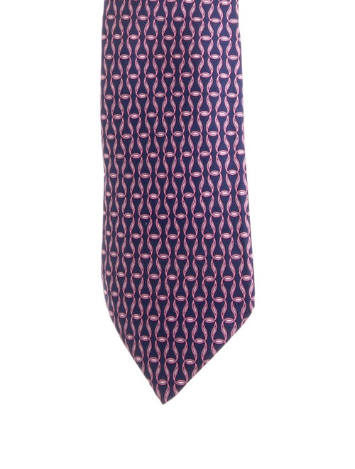 Hermès Pattern Print Tie
