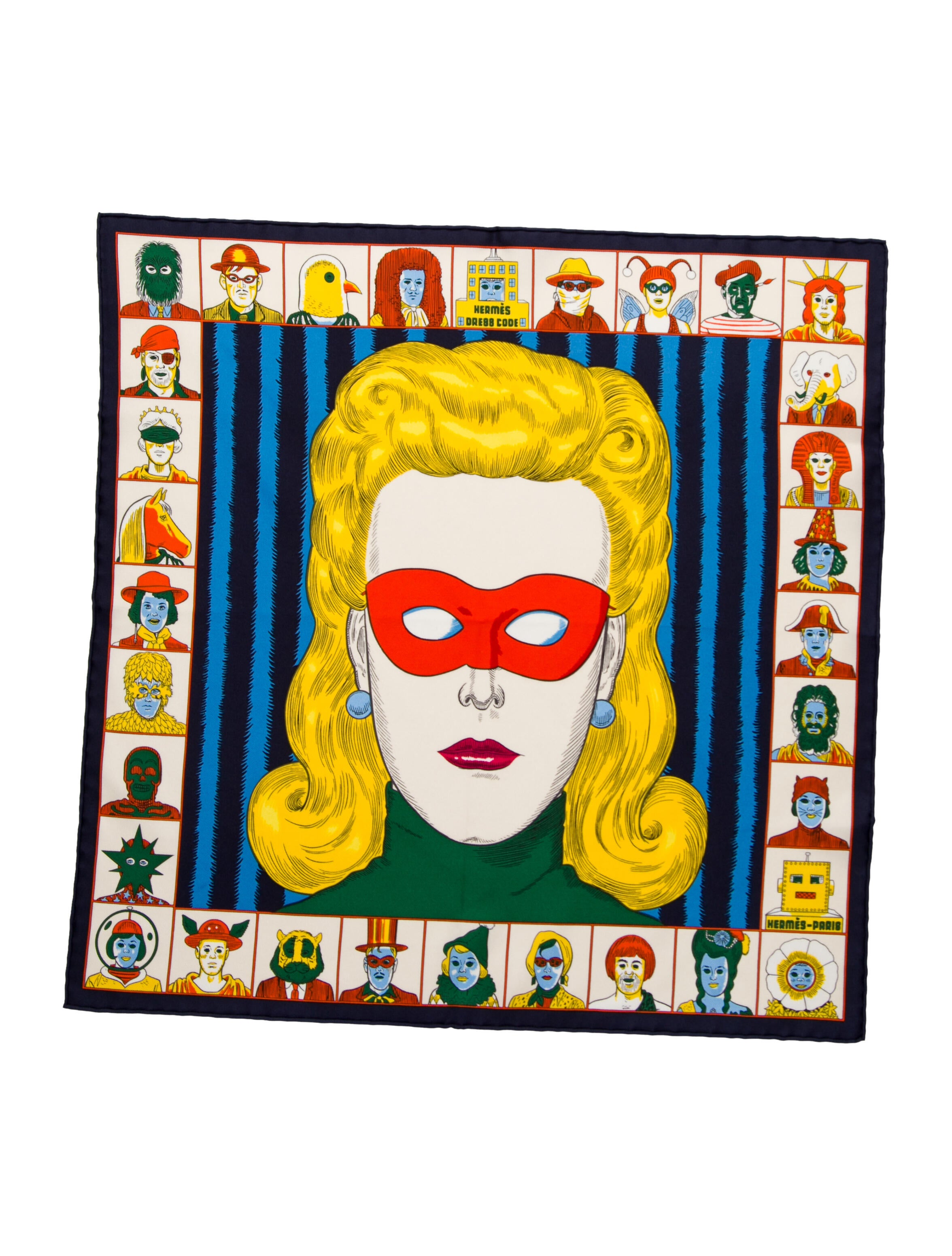 Hermès Dress Code Silk Scarf