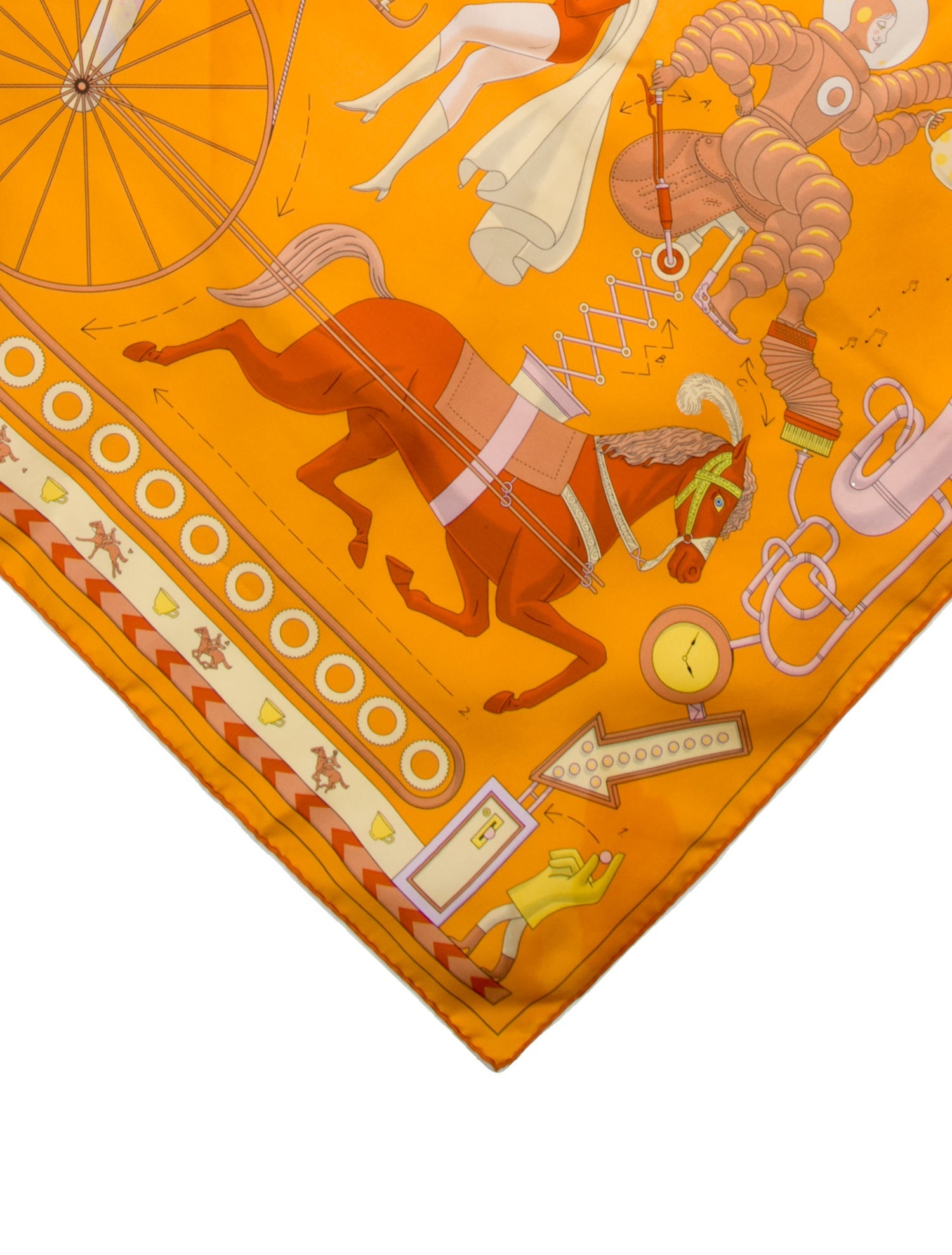 Hermès Tea for Two Silk Scarf