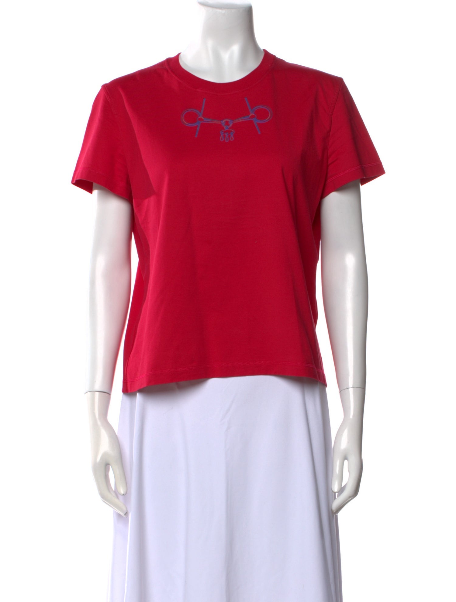 Hermès Graphic Print Crew Neck T-Shirt