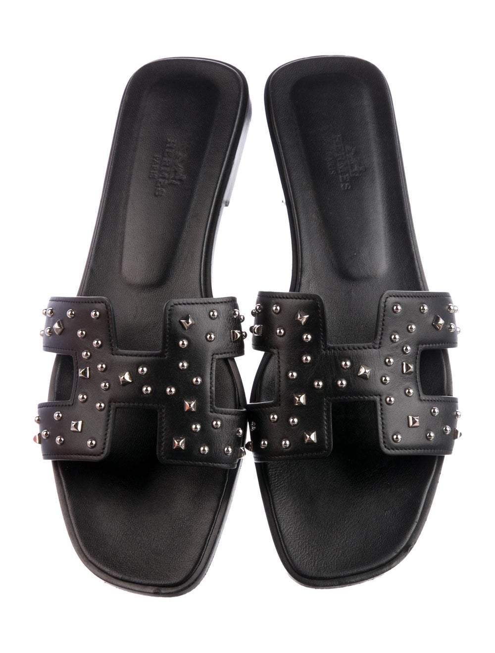 Hermès Oran Slides From the 2021 Collection Black… - image 3