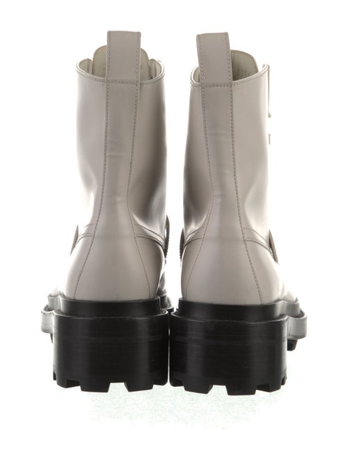 Hermès Funk Leather Combat Boots