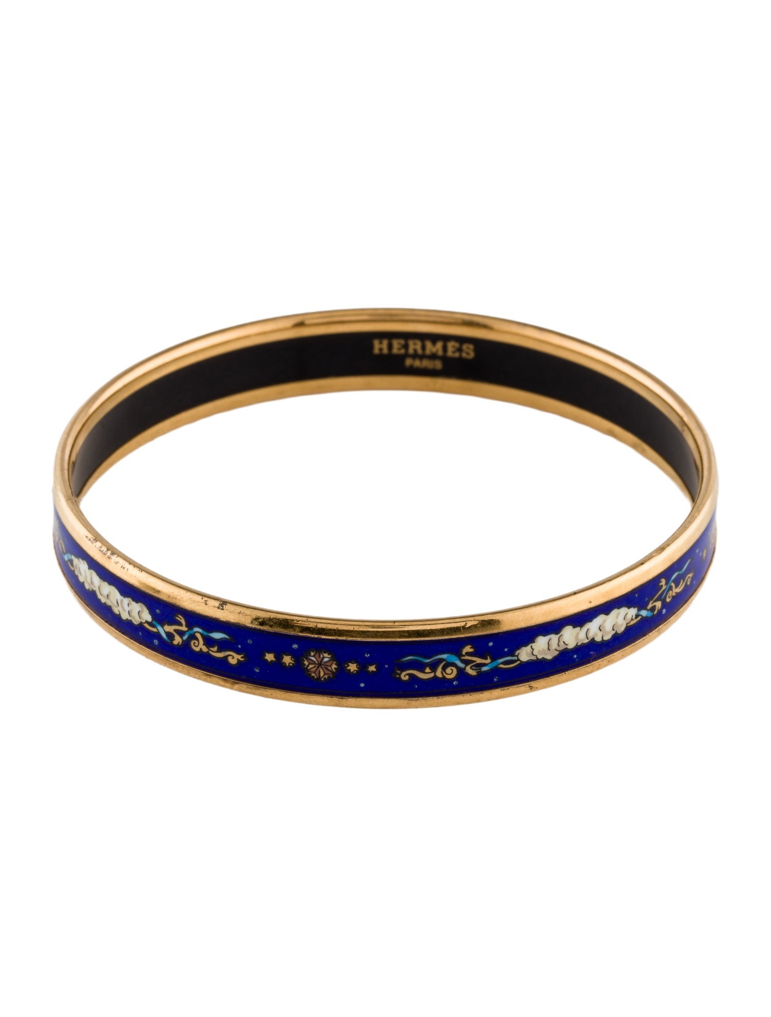 Hermès Vintage Narrow Enamel Bangle