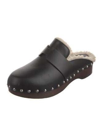Hermès HER719772 Leather Mules