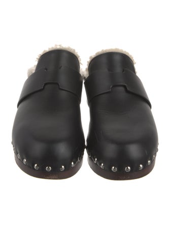 Hermès HER719772 Leather Mules