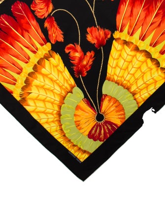 Hermès Brazil Detail Silk Scarf