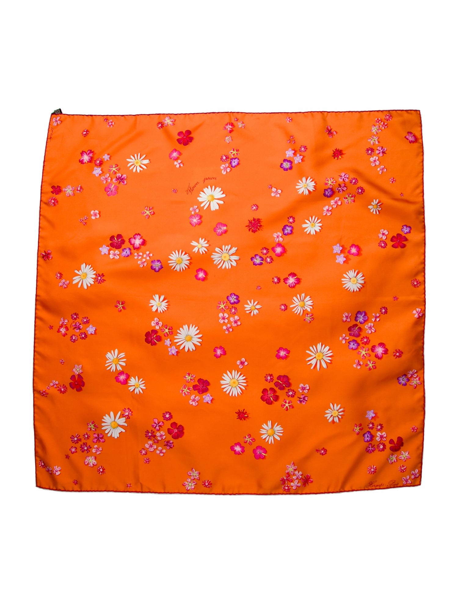 Hermès Flower Power Silk Scarf