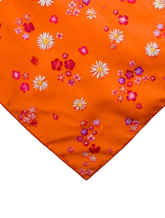Hermès Flower Power Silk Scarf