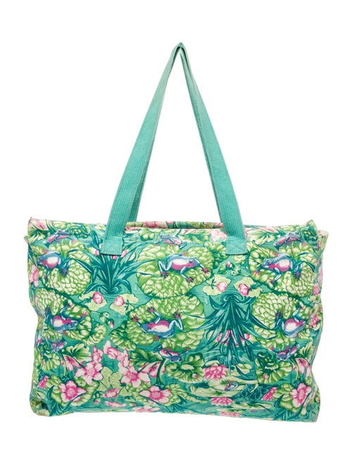 Hermès Toile Frogs Tote