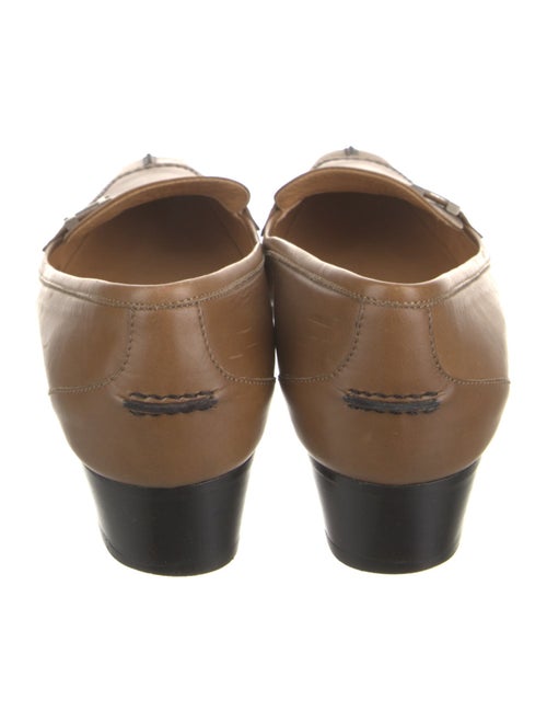 Hermès H Logo Leather Pumps