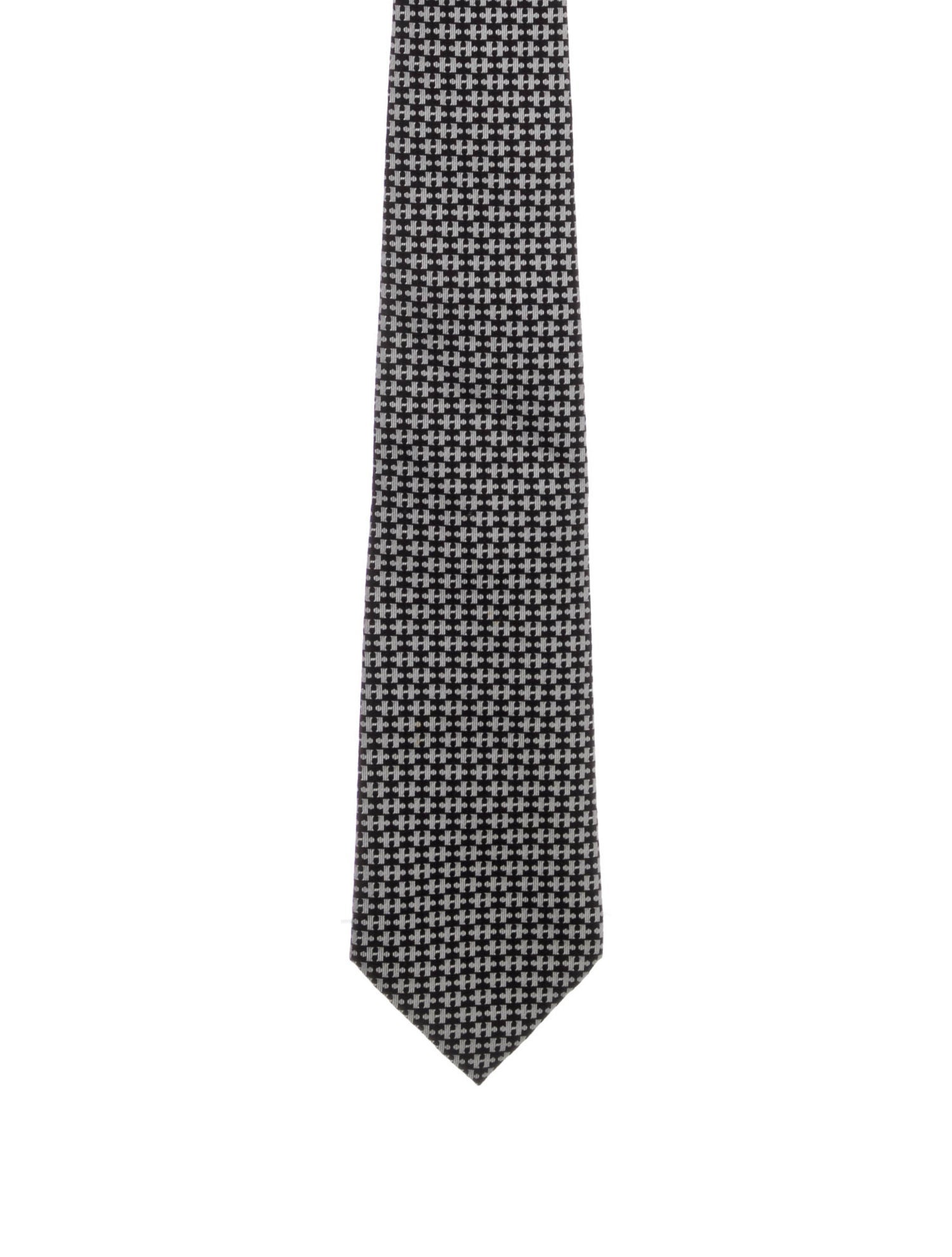 Hermès Silk Patterned Tie