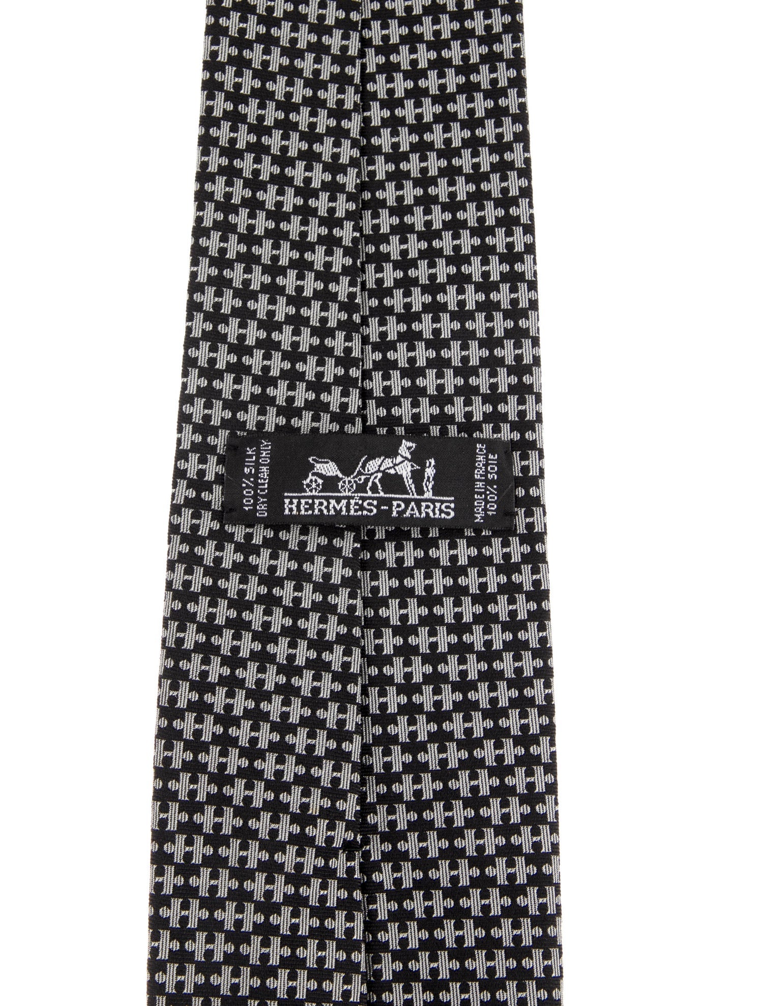 Hermès Silk Patterned Tie