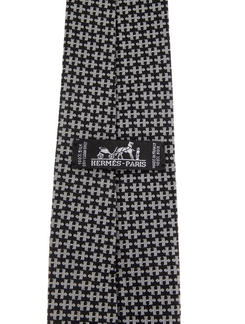 Hermès Silk Patterned Tie