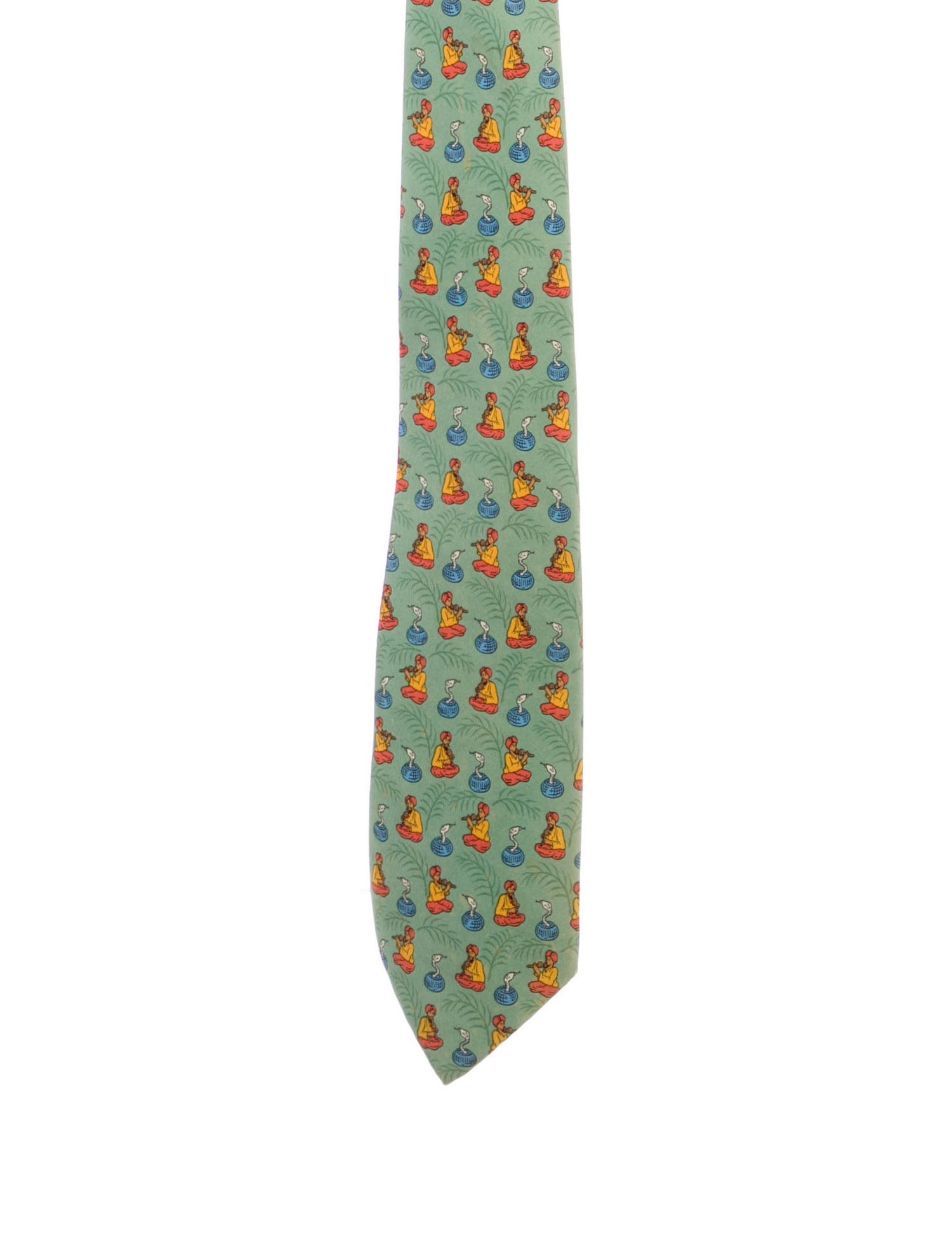 Hermès Silk Patterned Tie