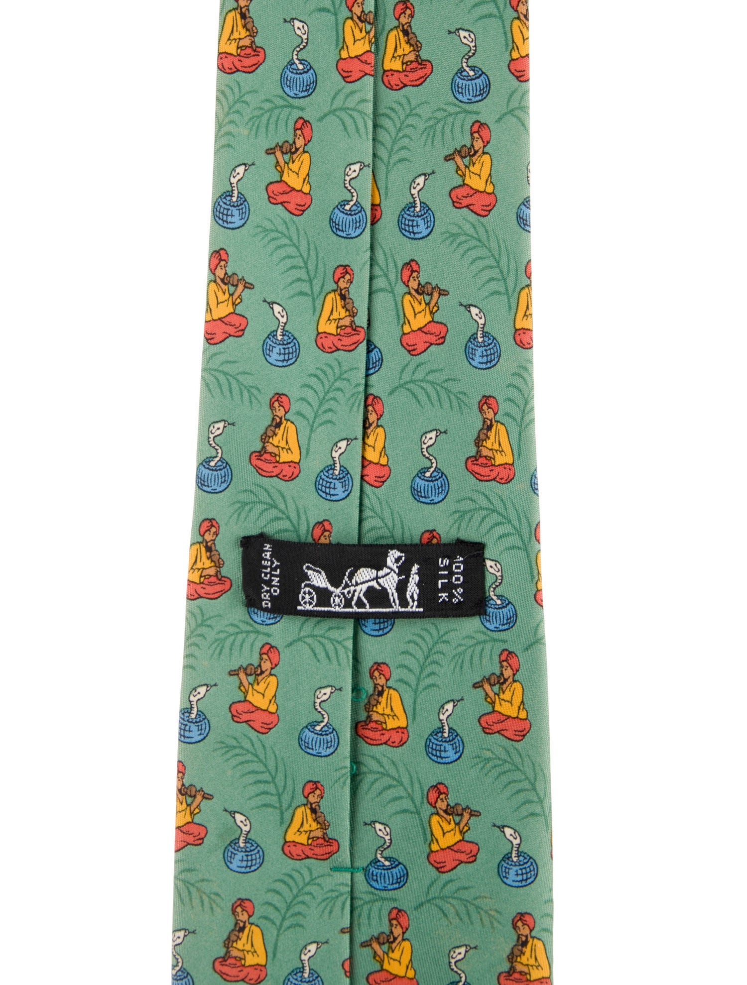 Hermès Silk Patterned Tie