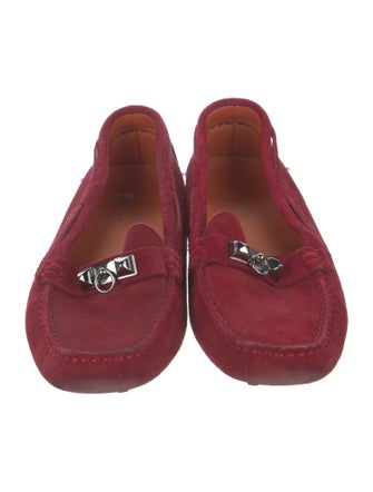 Hermès Irving Suede Loafers