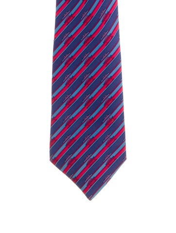 Hermès Ties Printed Tie