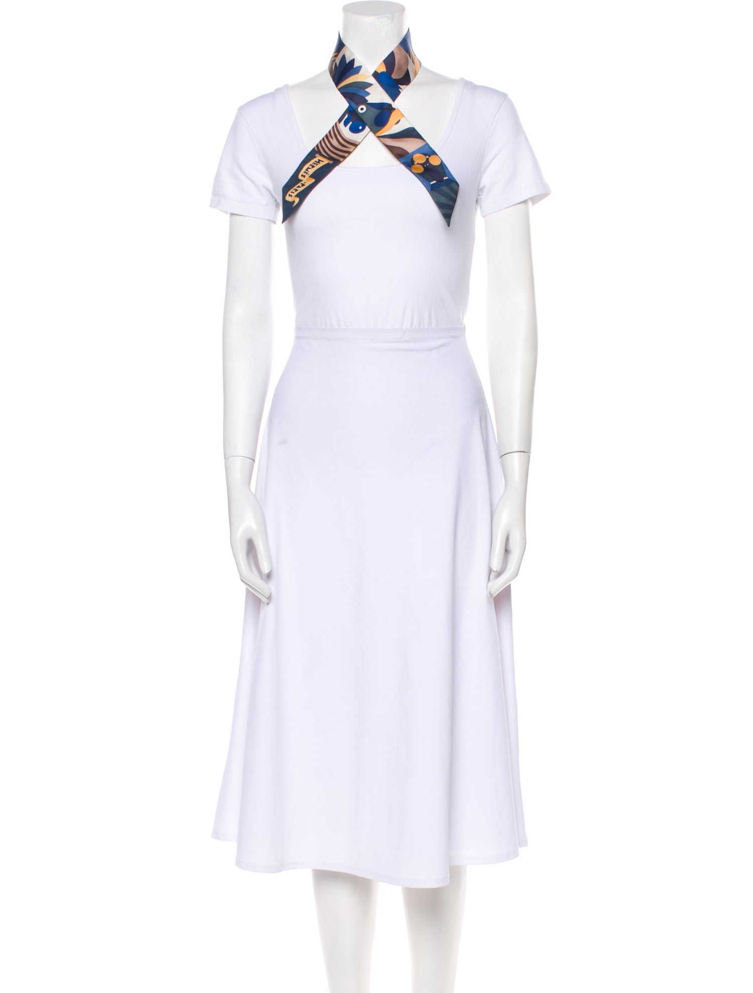 Hermès Parade en Fanfare Silk Twilly Scarf