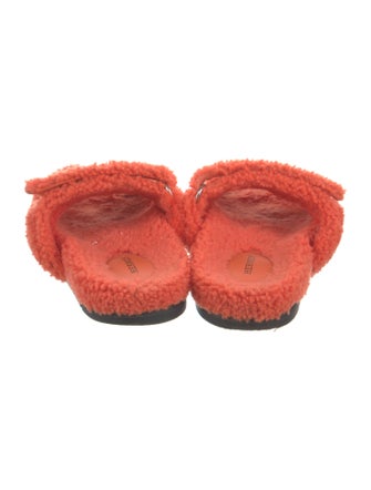 Hermès Chypre Shearling Slides