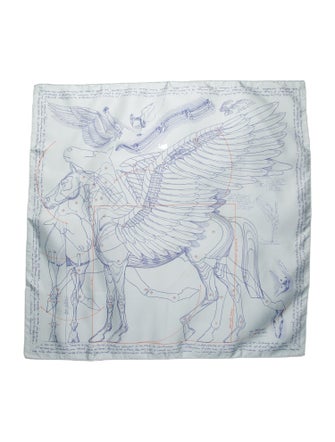 Hermès Le Pégase d’Hermes Silk Scarf