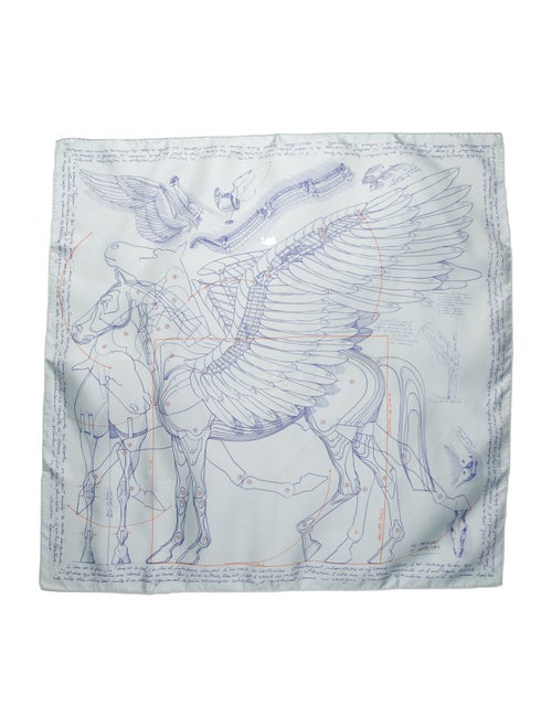 Hermès Le Pégase d’Hermes Silk Scarf